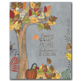 Leaves Are Falling Gallery-Wrapped Canvas Wall Art