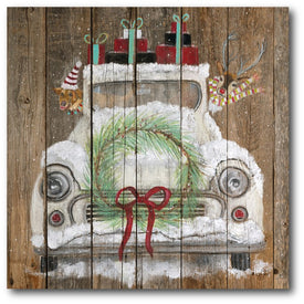 Christmas Truck Gallery-Wrapped Canvas Wall Art