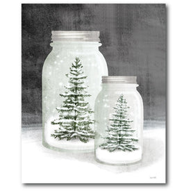 Mason Snow Globes Gallery-Wrapped Canvas Wall Art