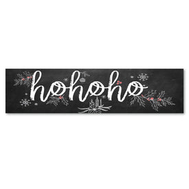 Ho Ho Ho Wooden Panel Wall Decor