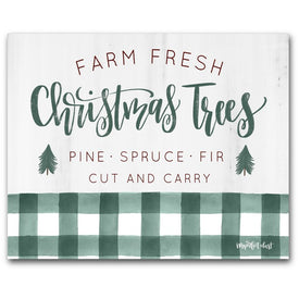 Farm Fresh Christmas Trees Gallery-Wrapped Canvas Wall Art