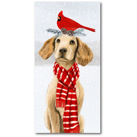 Christmas Dog Gallery-Wrapped Canvas Wall Art