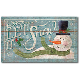 Let It Snow Gallery-Wrapped Canvas Wall Art