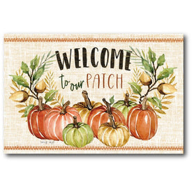 Welcome To Our Patch Gallery-Wrapped Canvas Wall Art