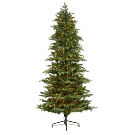 8' Pre-Lit Artificial South Carolina Fir Christmas Tree with 650 Clear Lights