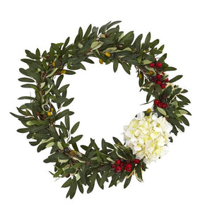4396-WH Holiday/Christmas/Christmas Wreaths & Garlands & Swags