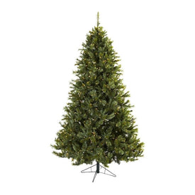 7.5' Pre-Lit Artificial Majestic Multi-Pine Christmas Tree with Clear Lights