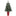 44" Unlit Artificial Snowed French Alps Mountain Pine Christmas Tree with Pine Cones in Red Planter