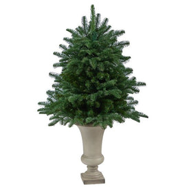 3.5' Unlit Artificial South Carolina Spruce Christmas Tree in Sand-Colored Urn
