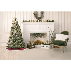 QY412-RED Holiday/Christmas/Christmas Stockings & Tree Skirts