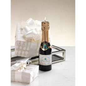 7.75" Tall Mini Champagne Bottle Candles Set of 6