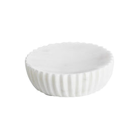 Mannara 5" Diameter Marble Soap Dish