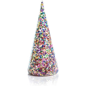 LED Multi-Color Sequin Trees Set of 3