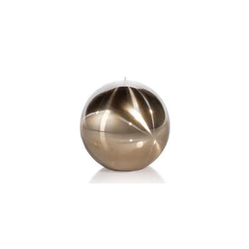 3.5" Titanium Gold Ball Candles Set of 6