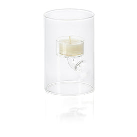 Kelly Glass Tealight Candle Holder/Hurricanes Set of 4