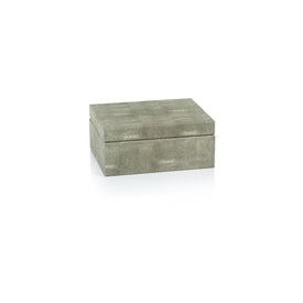 Molfeta Faux Shagreen Leather Decorative Box