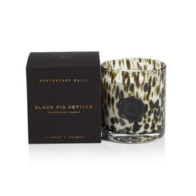 AG Opal Glass Candle Jar in Gift Box - Black Fig Vetiver