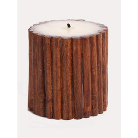 3.25" Cinnamon Stick Scented Pillar Candles Case of 6