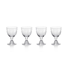 Patia 6" Tall Red Wine Glasses Set of 4