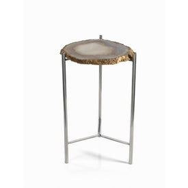 Savona 21" Tall Agate Accent Table