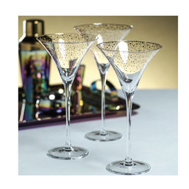 Saturnalia Four-Piece Martini Glasses Set