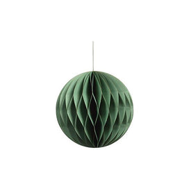 Miriam Paper Deco-Ball Ornaments Set of 6 - Green