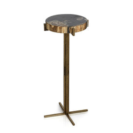 Florenza Petrified Wood Cocktail Table