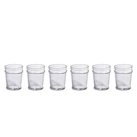 Garan Hammered Double Old Fashioned Glasses Set of 6