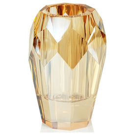 Chiasso 5" Tall Crystal Cut Glass Vase