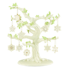 Snowflake Ten-Piece Ornament and Tree Set