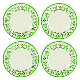 Holiday Melamine Accent Plates Set of 4