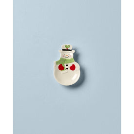 Hosting The Holidays Snowman Spoon Rest