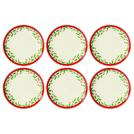 Holiday Accent Plates Set of 6