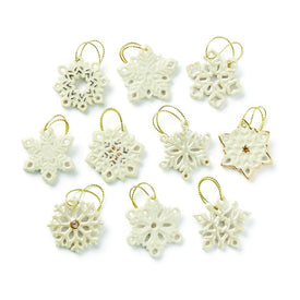 Snowflake Ten-Piece Ornament Set