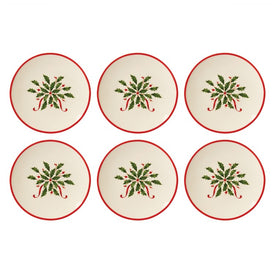 Holiday Party Plates Set of 6