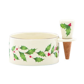 Hosting The Holidays Wine Coaster and Stopper Set