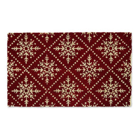 Snowflake Lattice 18" x 30" Doormat