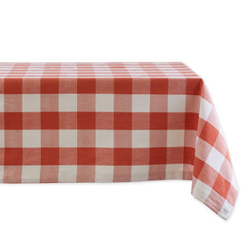 Buffalo Check 52" x 52" Tablecloth - Vintage Red