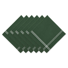 Border Stripe 20" x 20" Napkins Set of 6 - Balsam