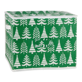 Triple Christmas Tree Print Large Ornament Storage Box