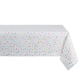Confetti Toss Printed 60" x 104" Tablecloth
