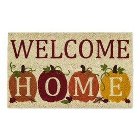 Welcome Home Pumpkins 18" x 30" Doormat