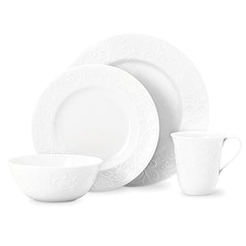 Opal Innocence Carved Four-Piece Place Setting