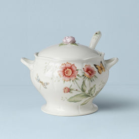 Butterfly Meadow Covered Soup Tureen with Ladle