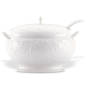 Opal Innocence Carved Three-Piece Soup Tureen Set