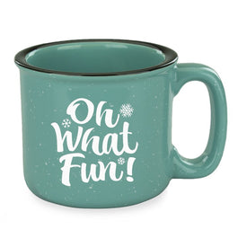 Oh What Fun Aqua Mug