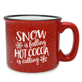 Hot Cocoa is Calling Red Mug