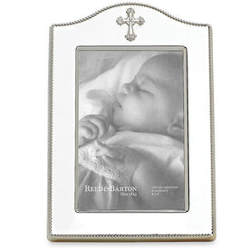 Abbey Cross Silverplate 4" x 6" Photo Frame