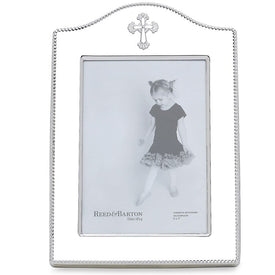 Abbey Cross Silverplate 5" x 7" Photo Frame