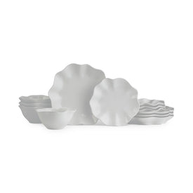Sophie Conran Floret Twelve-Piece Dinnerware Set - Gray